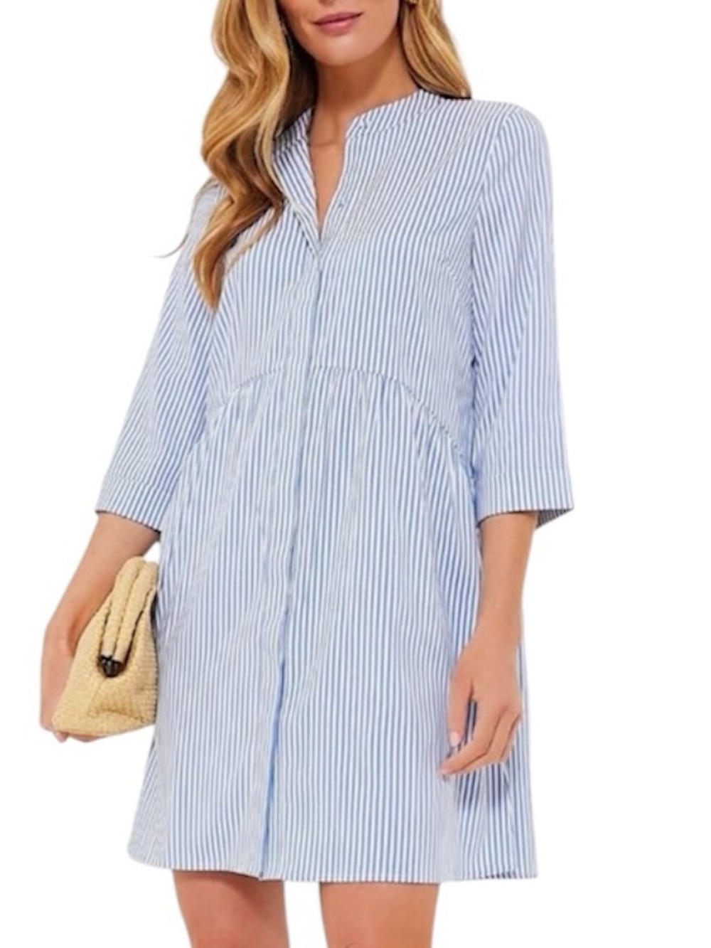 Tuckernuck Blue Stripe Royal Shirt Dress size M